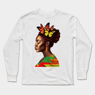 Juneteenth Black History Woman #1 Long Sleeve T-Shirt